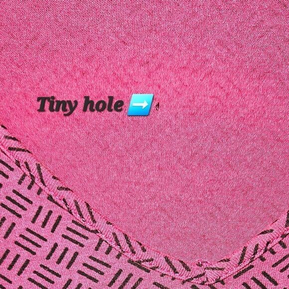 J. JILL Wearever Collection Women's Mauve &  Black 3/4 Sleeve Tunic - Picture 6 of 12